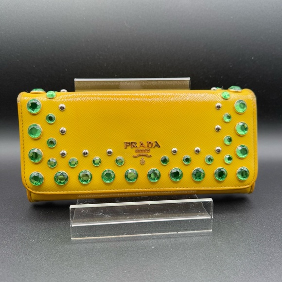 Prada Limited Edition SAFFIANO VERNIC ANANAS Wallet - Picture 1 of 12